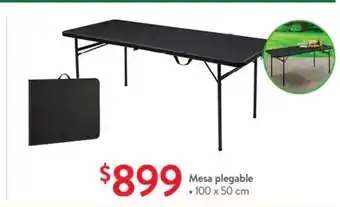 Mesa Plegable 100x50cm