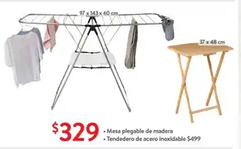 Walmart Mesa Plegable de Madera oferta