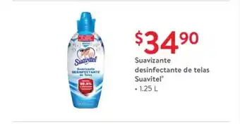 Walmart Suavizante desinfectante de telas Suavitel 1.25L oferta