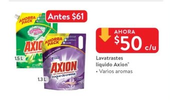 Walmart Lavatrastes Liquido Axion oferta