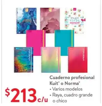Cuaderno Profesional Kuit o Norma