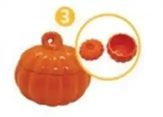 Dulcero en forma de calabaza grande