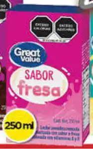 Bodega Aurrerá Great Value Sabor Fresa 250ml oferta