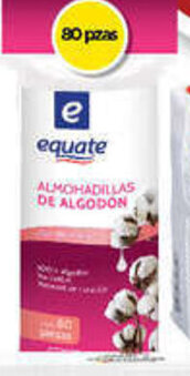 Bodega Aurrerá Equate Almohadillas de Algodon oferta