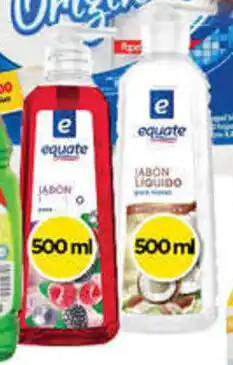 Bodega Aurrerá Equate Jabon Liquido 500ml oferta