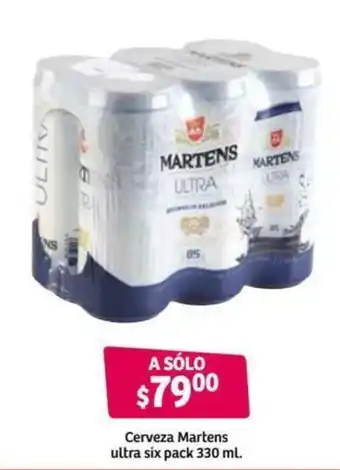 Soriana Híper Cerveza Martens Ultra 6x330ml oferta