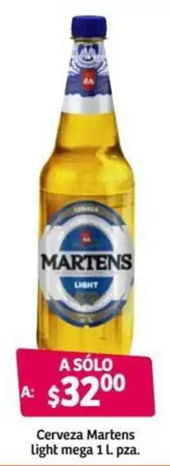 Soriana Híper Cerveza Martens Light Mega 1L oferta