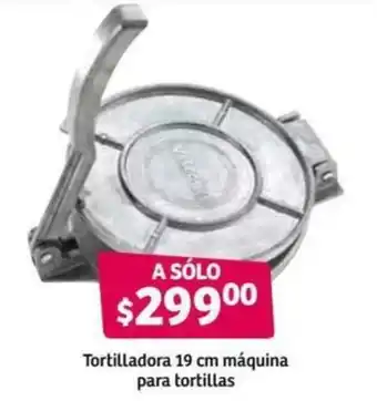 Soriana Híper Tortilladora 19cm Máquina para Tortillas oferta