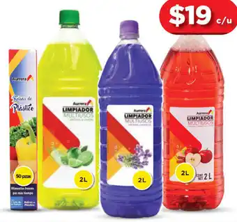 Bolsas de Plástico 50pzas, Limpiador 2L
