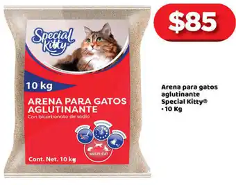 Arena para Gatos Aglutinante Special Kitty 10kg