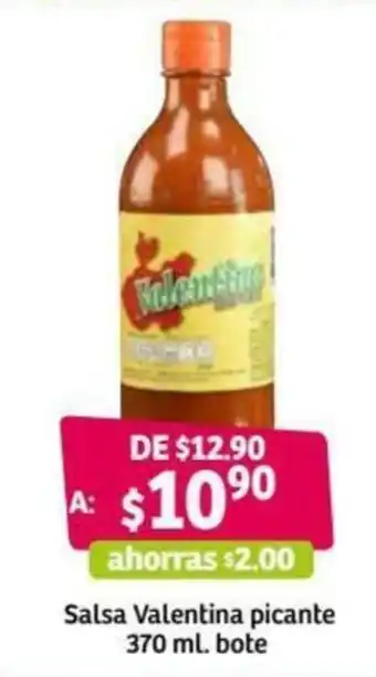 Soriana Híper Salsa Valentina Picante 370ml bote oferta