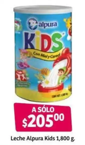 Soriana Híper Leche Alpura Kids 1,800g oferta