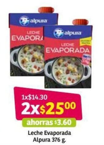 Leche Evaporada Alpura 376g