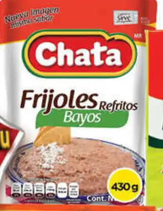 Bodega Aurrerá Chatta Frijoles Refritos Bayos 430g oferta