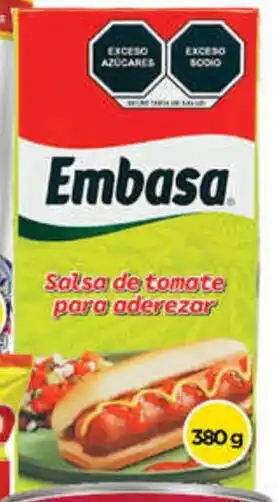 Bodega Aurrerá Embasa Salsa de TOmate para Aderezar 380g oferta