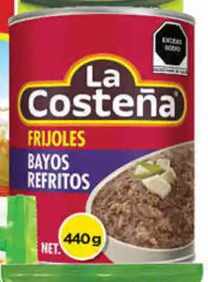 Bodega Aurrerá La Costeña Frijoles Bayos Refritos 440g oferta