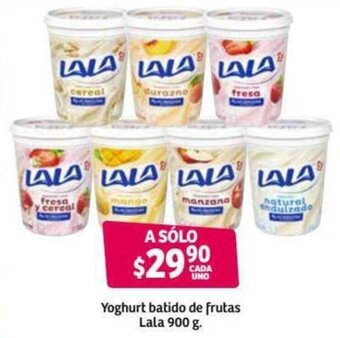 Soriana Híper Yoghurt Batido de Frutas Lala 900g oferta