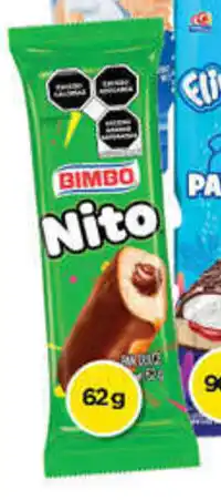 Bodega Aurrerá Bimbo Nito 62g oferta