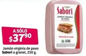 Jamón Virginia de Pavo Sabori a Granel 250g