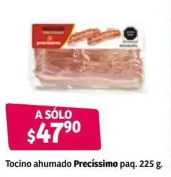 Soriana Híper Tocino Ahumado Precíssimo paq. 225g oferta