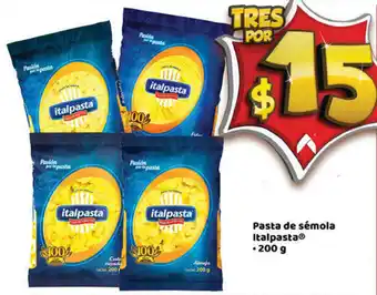 Bodega Aurrerá Pasta de Sémola Italpasta 200g oferta