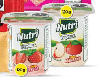 Bodega Aurrerá Nutri Yoghurt Fresa, Manzana120g oferta