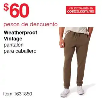 Costco Weatherproof Vintage pantalón para caballero oferta
