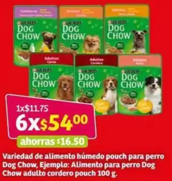 Soriana Híper Variedad de Alimento Húmedo Pouch para Perro Dog Chow oferta