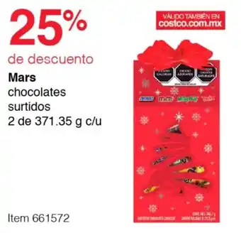 Costco Mars chocolates surtidos 2 de 371.35 g c/u oferta