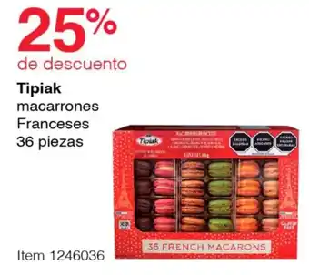Tipiak macarrones Franceses 36 piezas