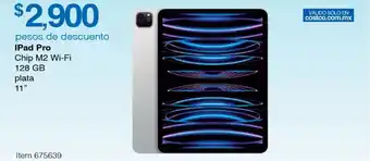 IPad Pro Chip M2 Wi-Fi 128GB plata 11"