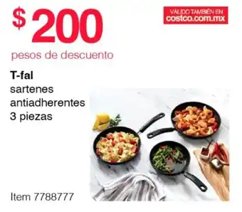 T-fal sartenes antiadherentes 3 piezas
