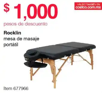 Rocklin mesa de masaje portátil