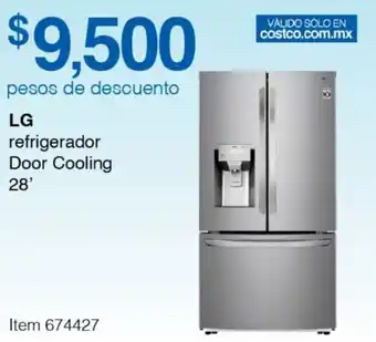 Costco LG refrigerador Door Cooling 28' oferta