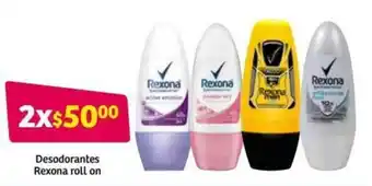 Desodorantes Rexona rool on
