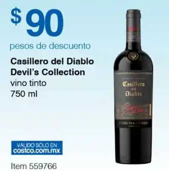 Costco Casillero del Diablo Devil's Collection vino tinto 750 ml oferta
