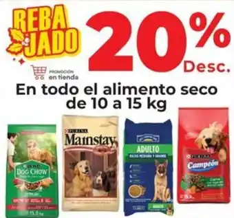 HEB En todo el alimento seco de 10 a 15 kg oferta