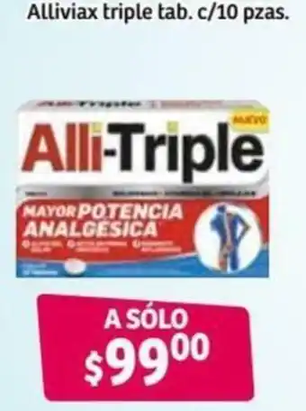 Alliviax Triple Tab. c/10 pzas