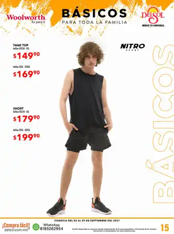 Woolworth Tank Top Tallas EECH-EG oferta