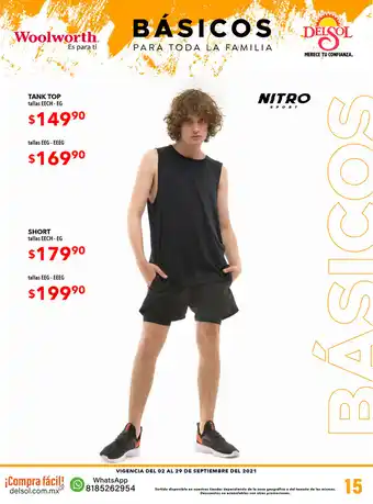 Woolworth Short Tallas EECH-EG oferta