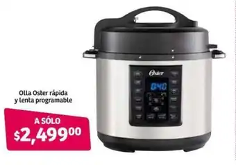 Soriana Híper Olla Oster Rápida y Lenta Programable oferta