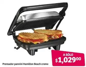 Soriana Híper Prensador Panini Hamilton Beach Cromo oferta