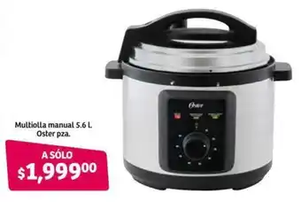 Soriana Híper Multiolla Manual 5.6L Oster oferta