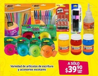 Variedad de Artículos de Escritura y Accesorios Escolares