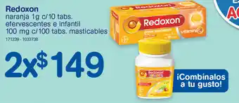 Farmacias Benavides Redoxon 1g c/10 tabs. oferta