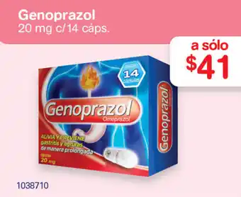 Genoprazol 20mg c/14 cáps.