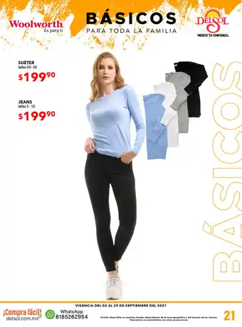 Woolworth Sueter Tallas CH - EX oferta
