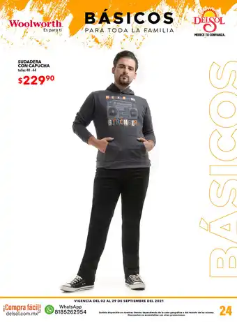 Sudadera Con Capucha Tallas 40 - 44