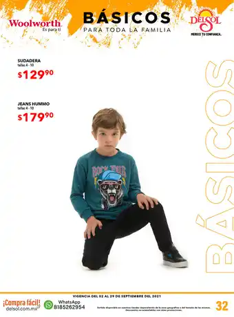 Woolworth Jeans Hummo Tallas 4-10 oferta