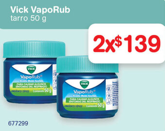 Vick vapoRub tarro 2x50g